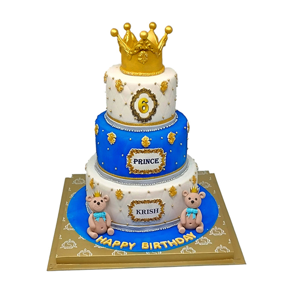 3 Tier Prince Cake