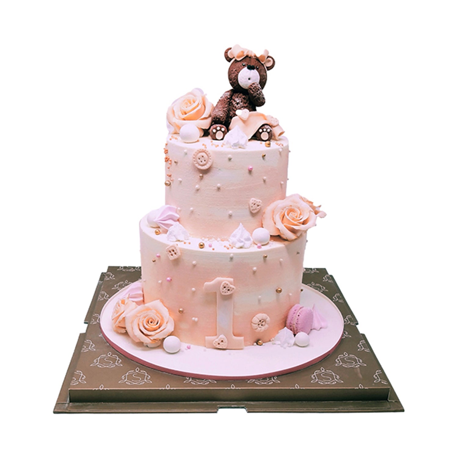 Teddy Rose Garden Cake