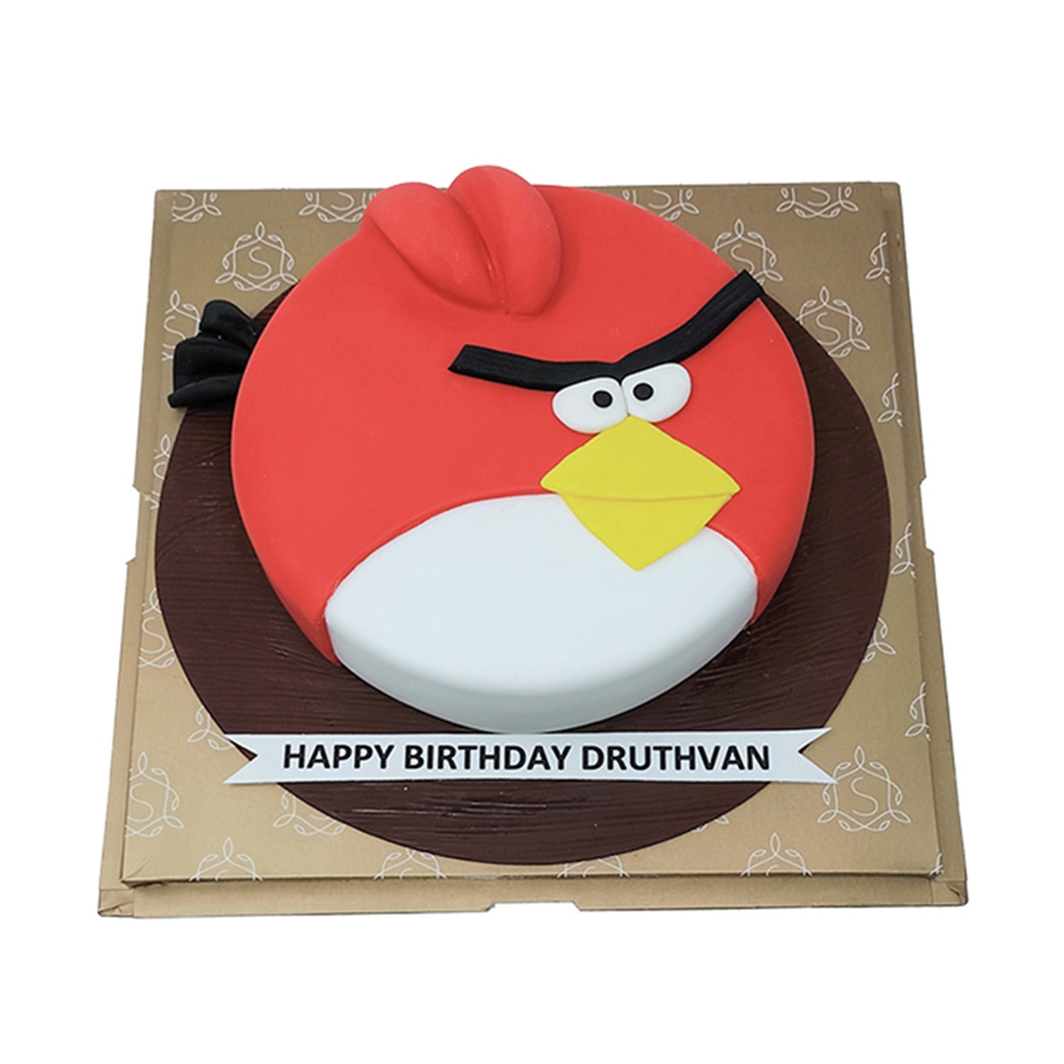 Red Angry Bird Cake