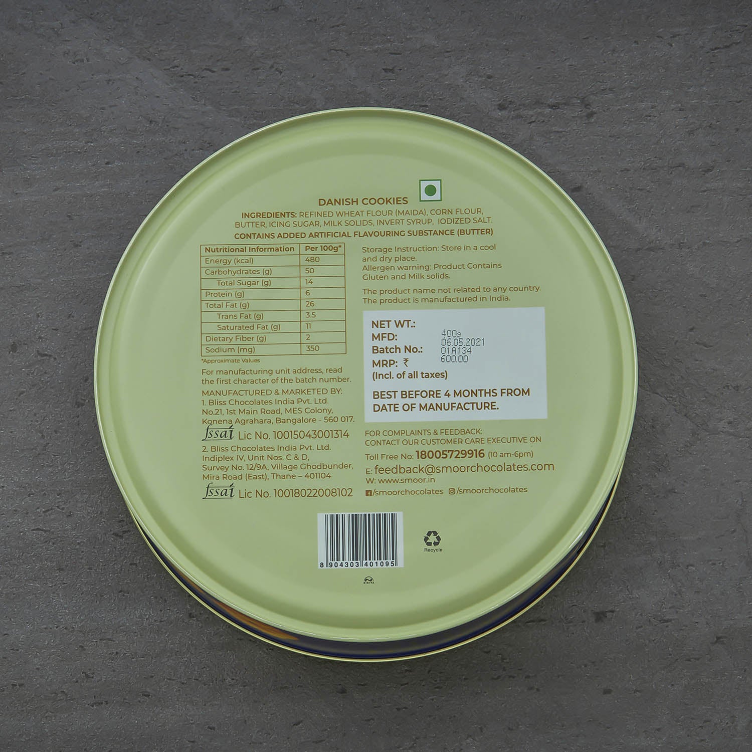 Sweet Buttery Danish Cookies