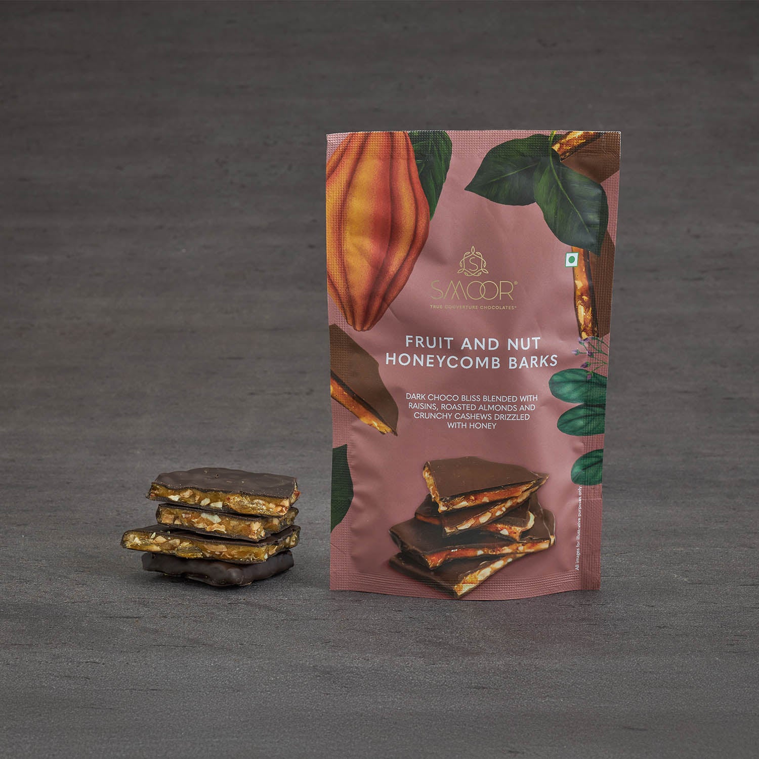 Fruit and Nut Honeycomb Barks