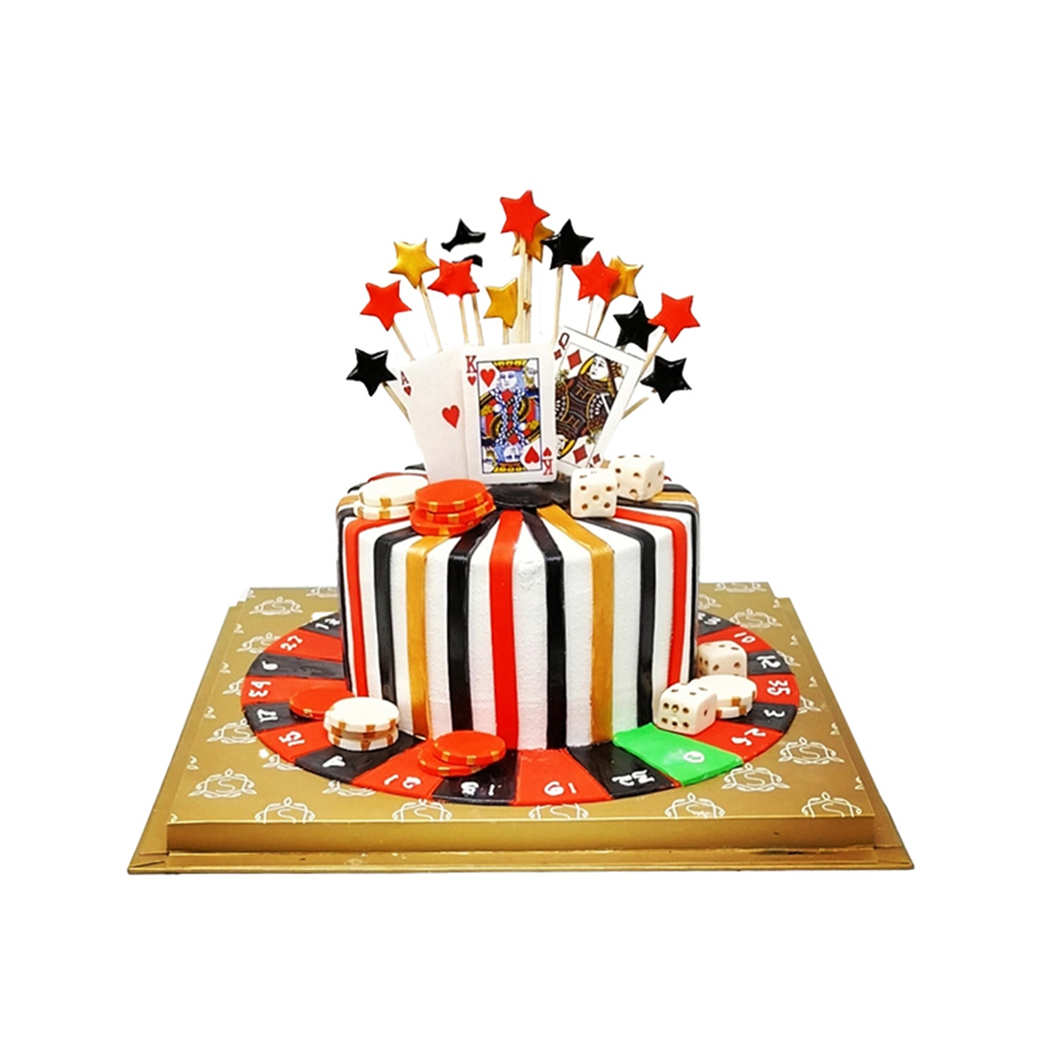 Casino and Poker Cake