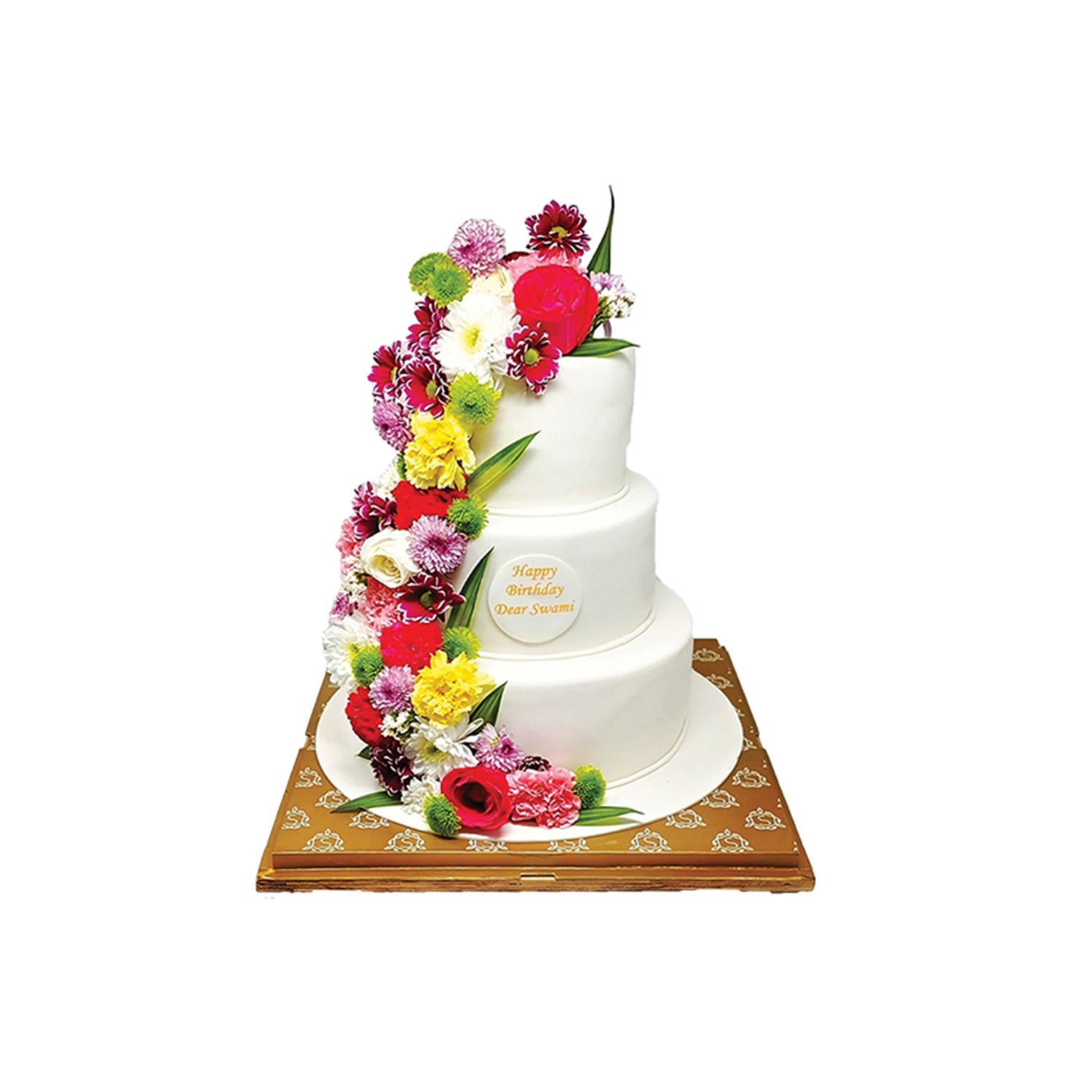 Elegant Flower Cake