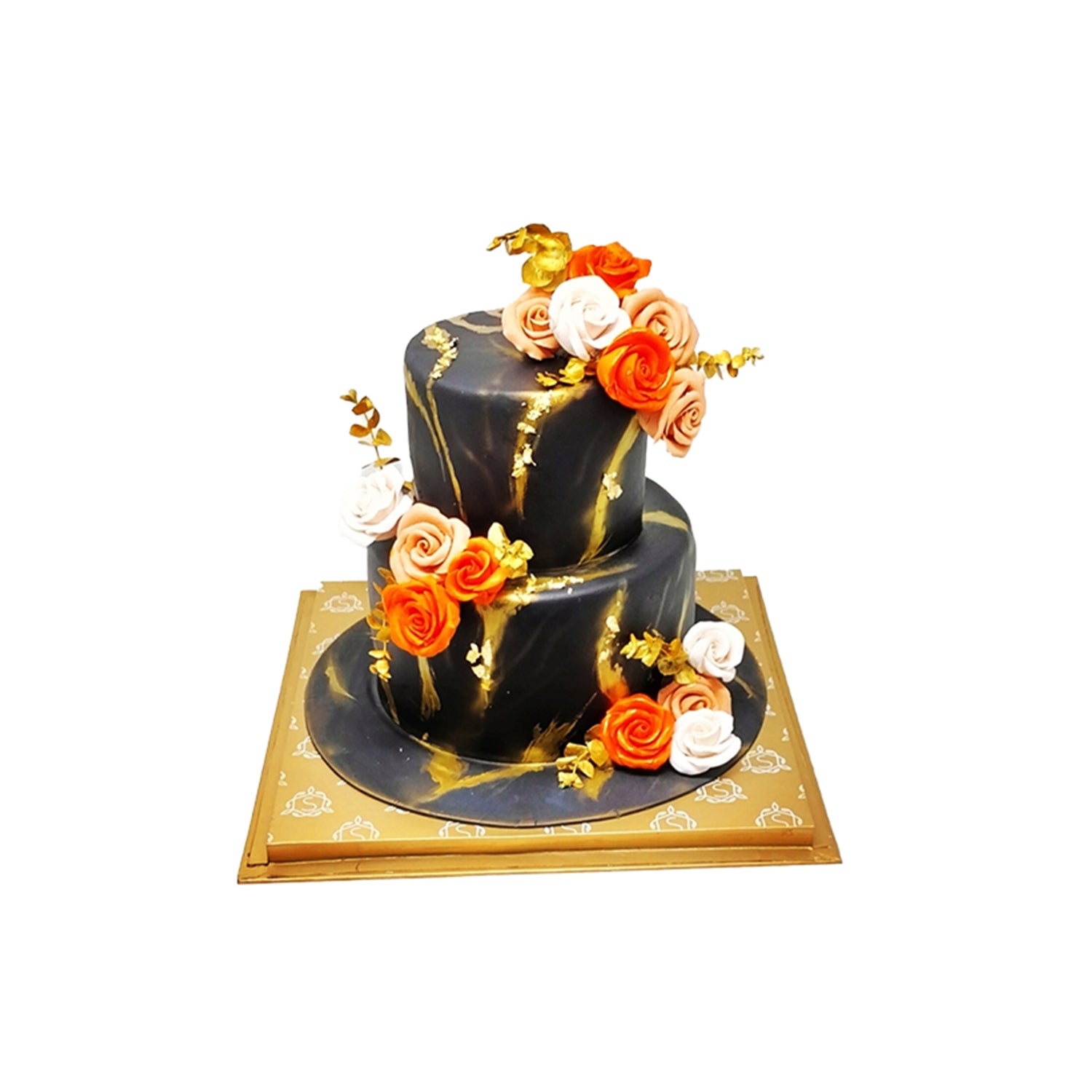 2 Tier Wedding Cake