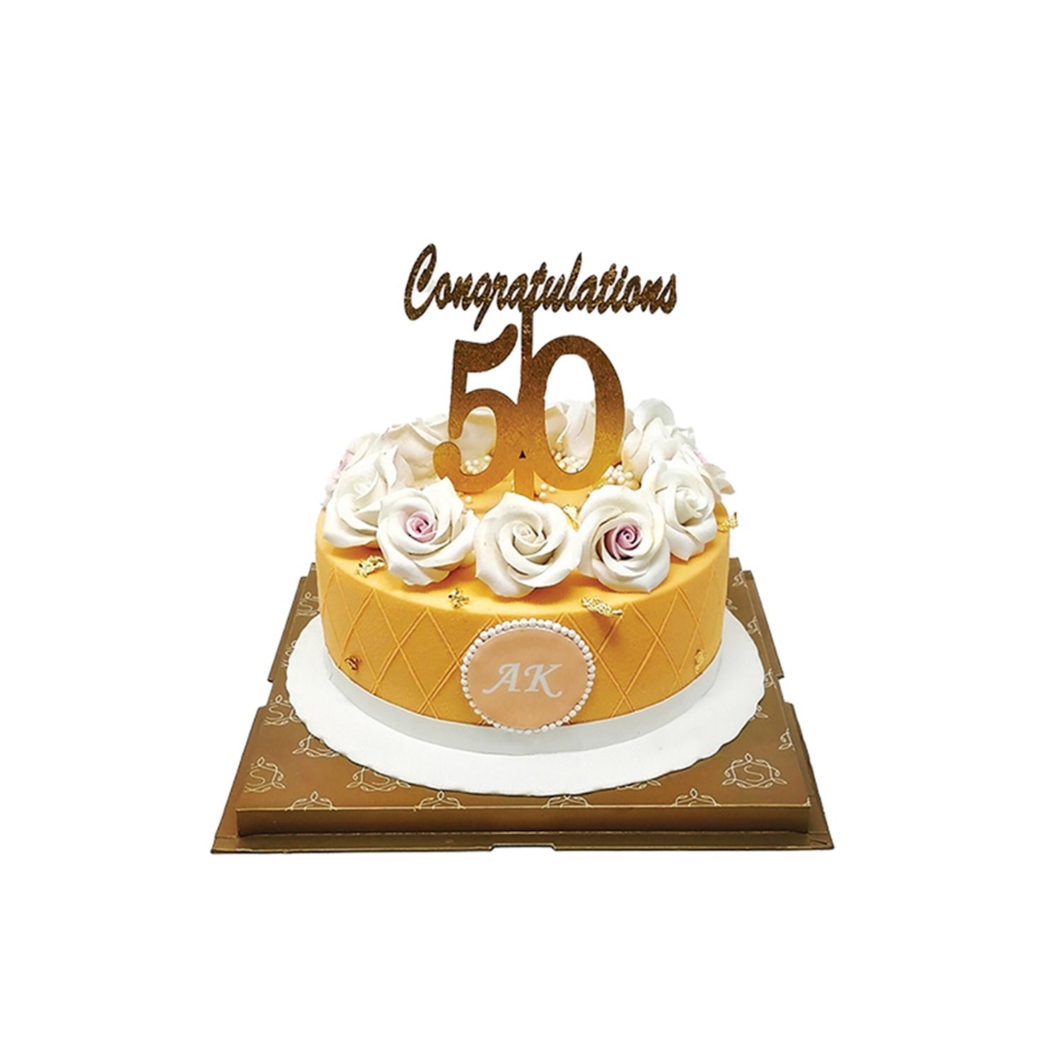 Golden Jubilee cake