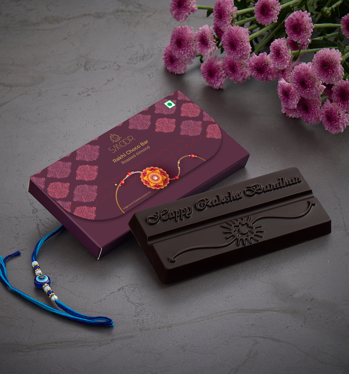 Rakhi Choco Bar (Roasted Almond)