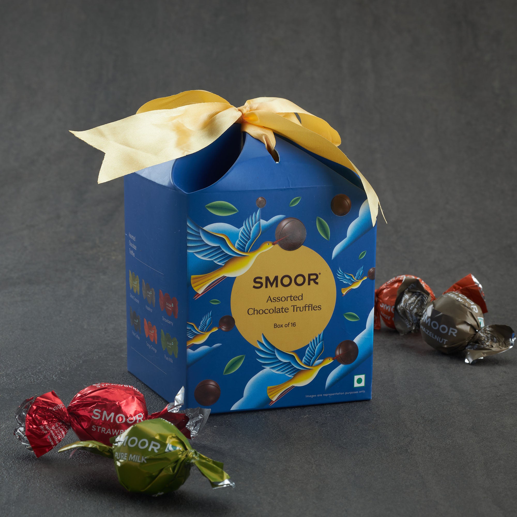 ASSORTED CHOCOLATE TRUFFLE BOX 16
