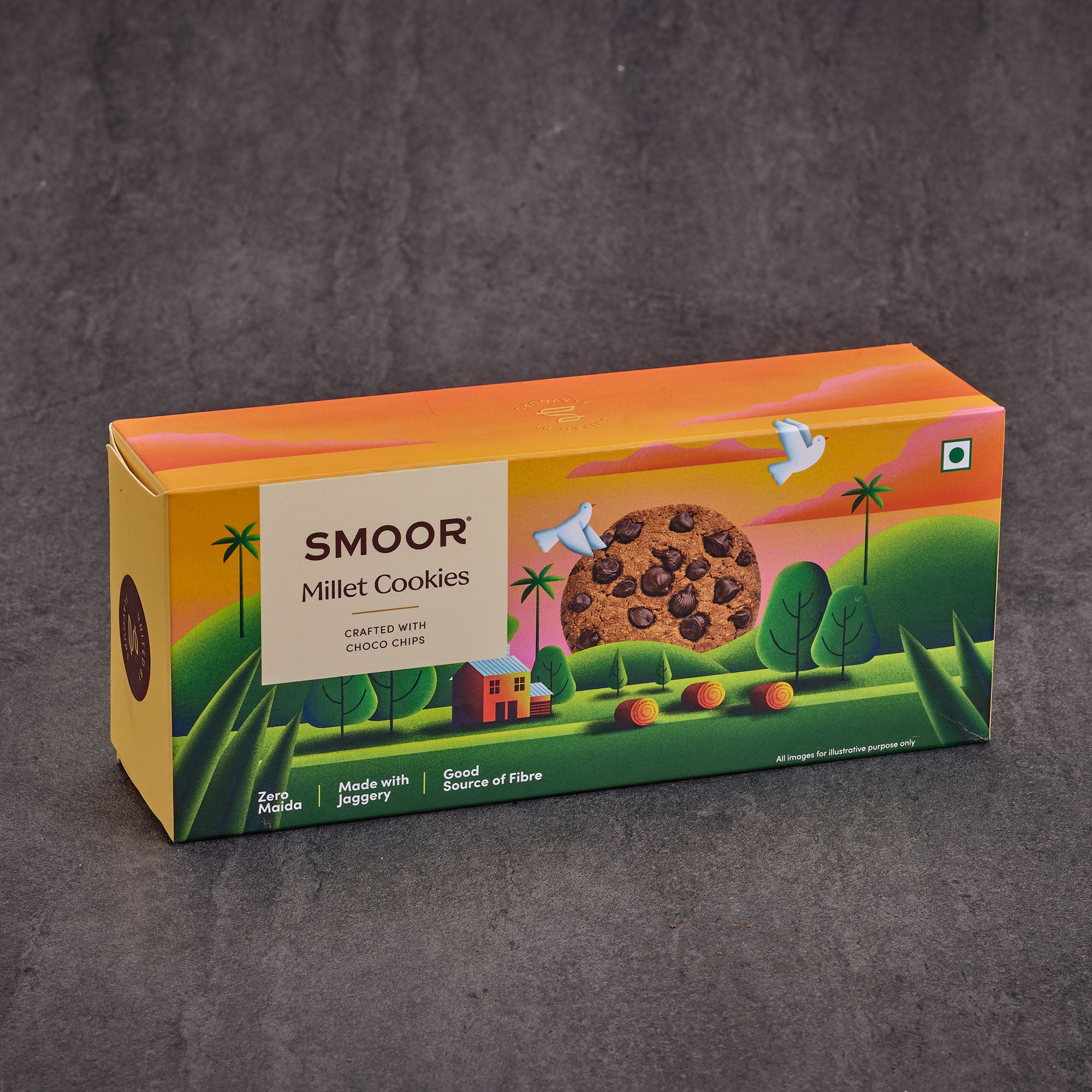 Chocochip Millet Cookies