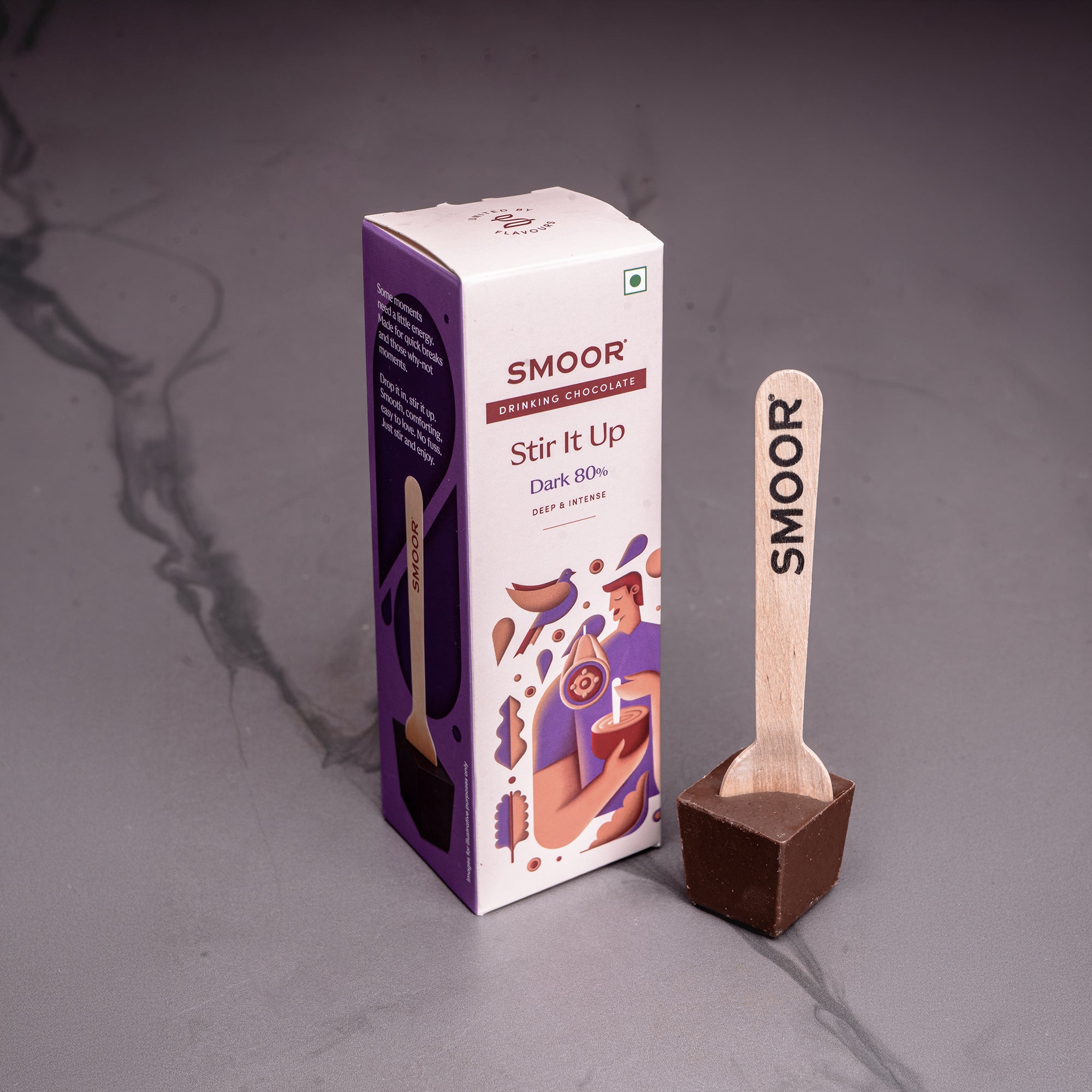 HOT CHOCOLATE 80% Extra DARK - STIR IT UP