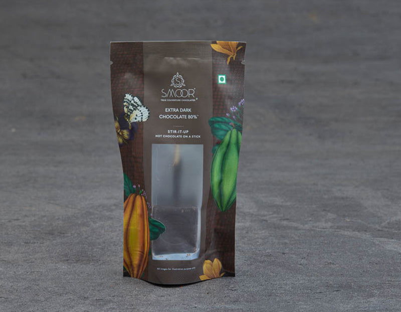 HOT CHOCOLATE 80% Extra DARK - STIR IT UP - Smoor