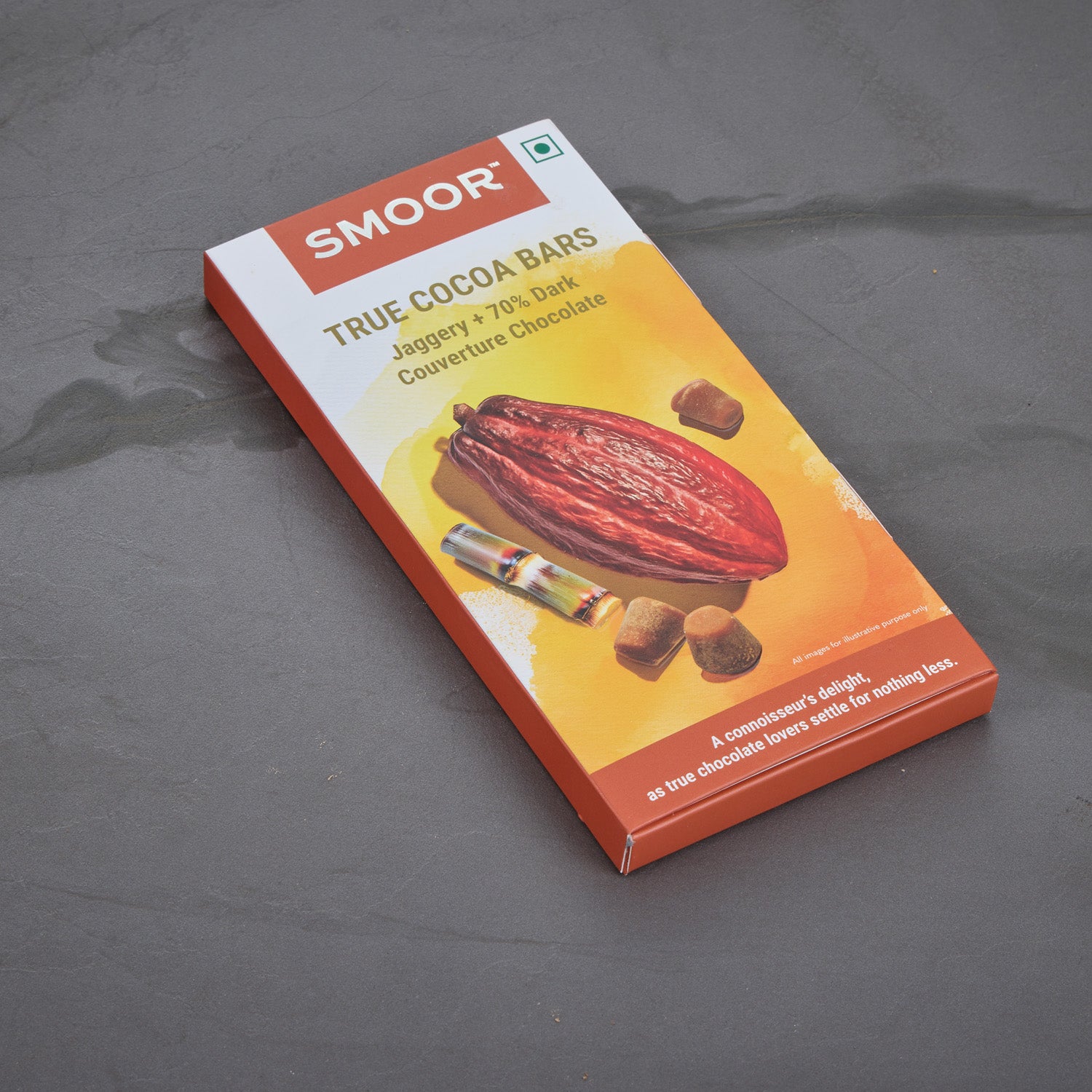 True Cocoa Bars Jaggery + 70% Dark Couverture Chocolate