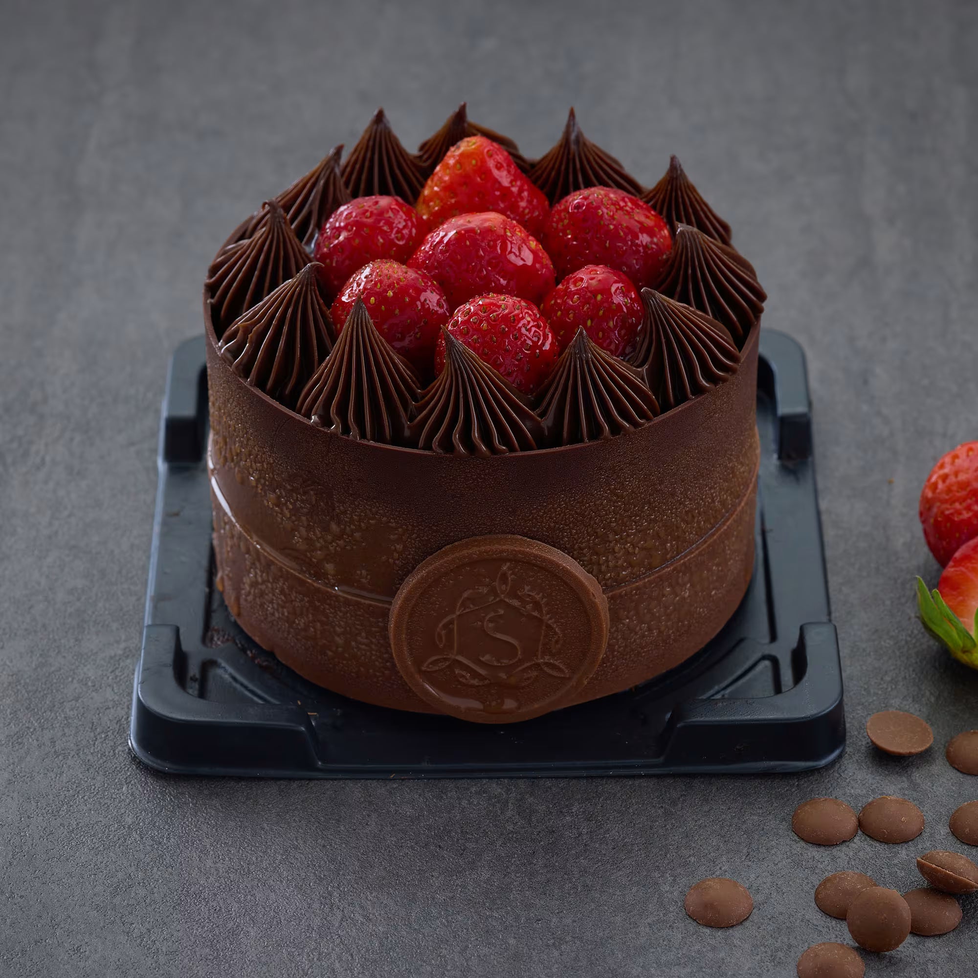 Belgian Ganache Strawberry Cake