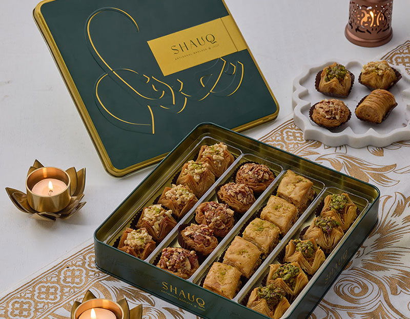 The SHAUQ Baklava Beauty Tin (Box of 20) - Smoor