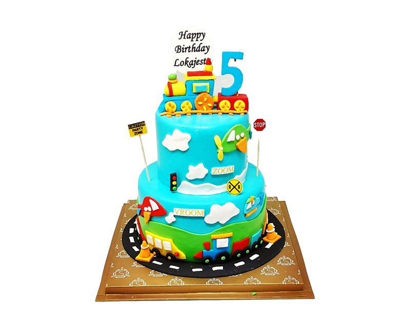 Transportation Party Cake – Smoor