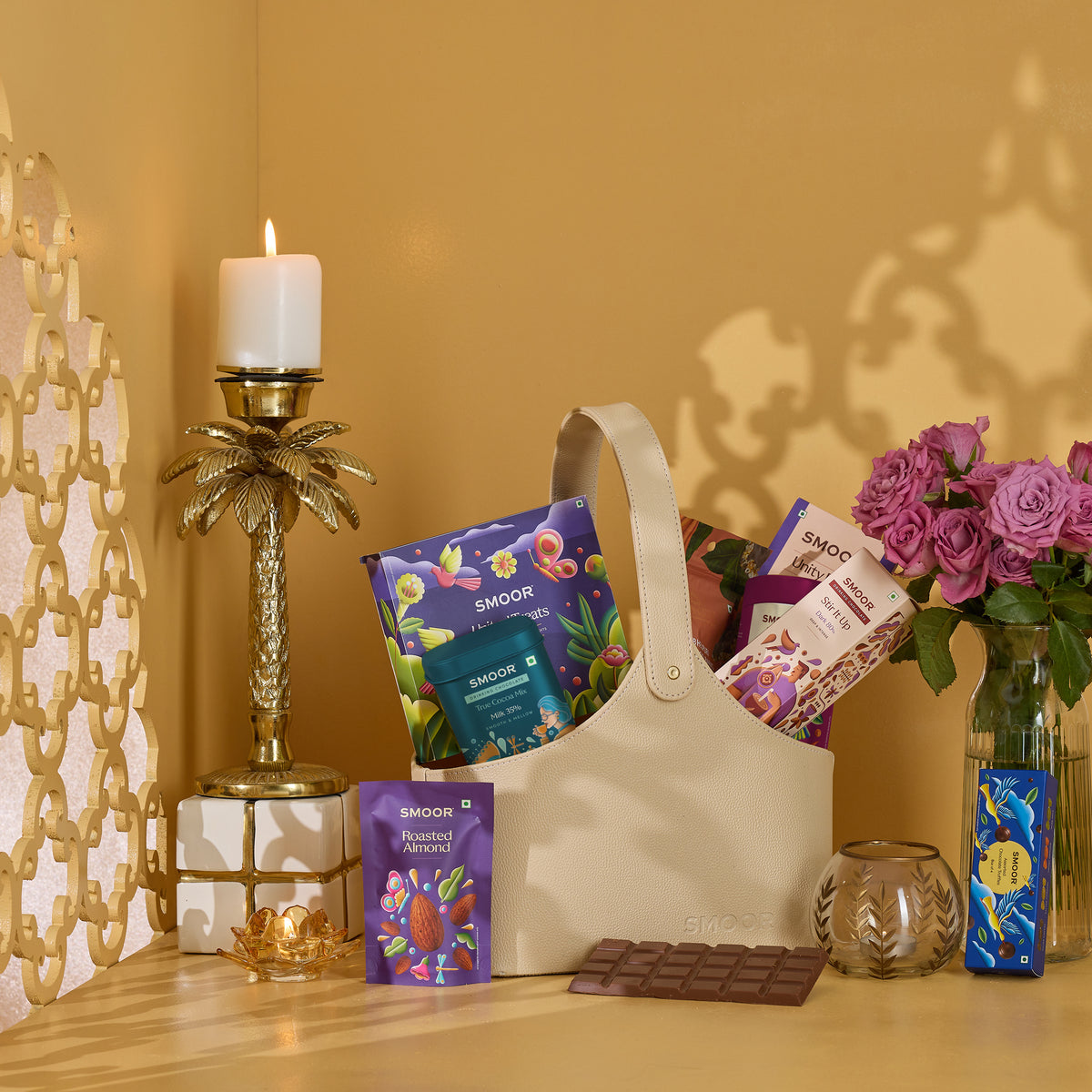 THE HARMONY BEIGE HAMPER
