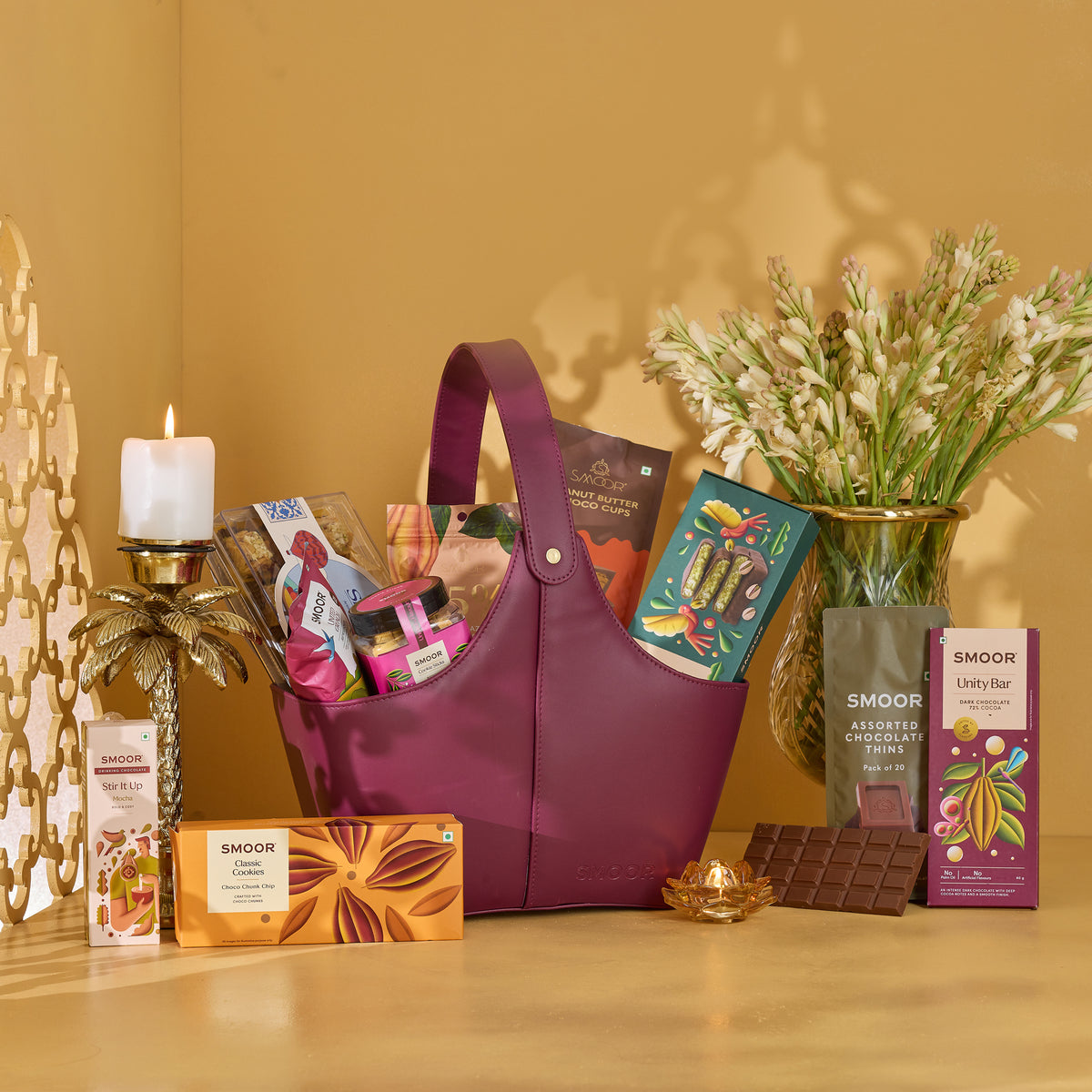 THE HARMONY BURGUNDY HAMPER