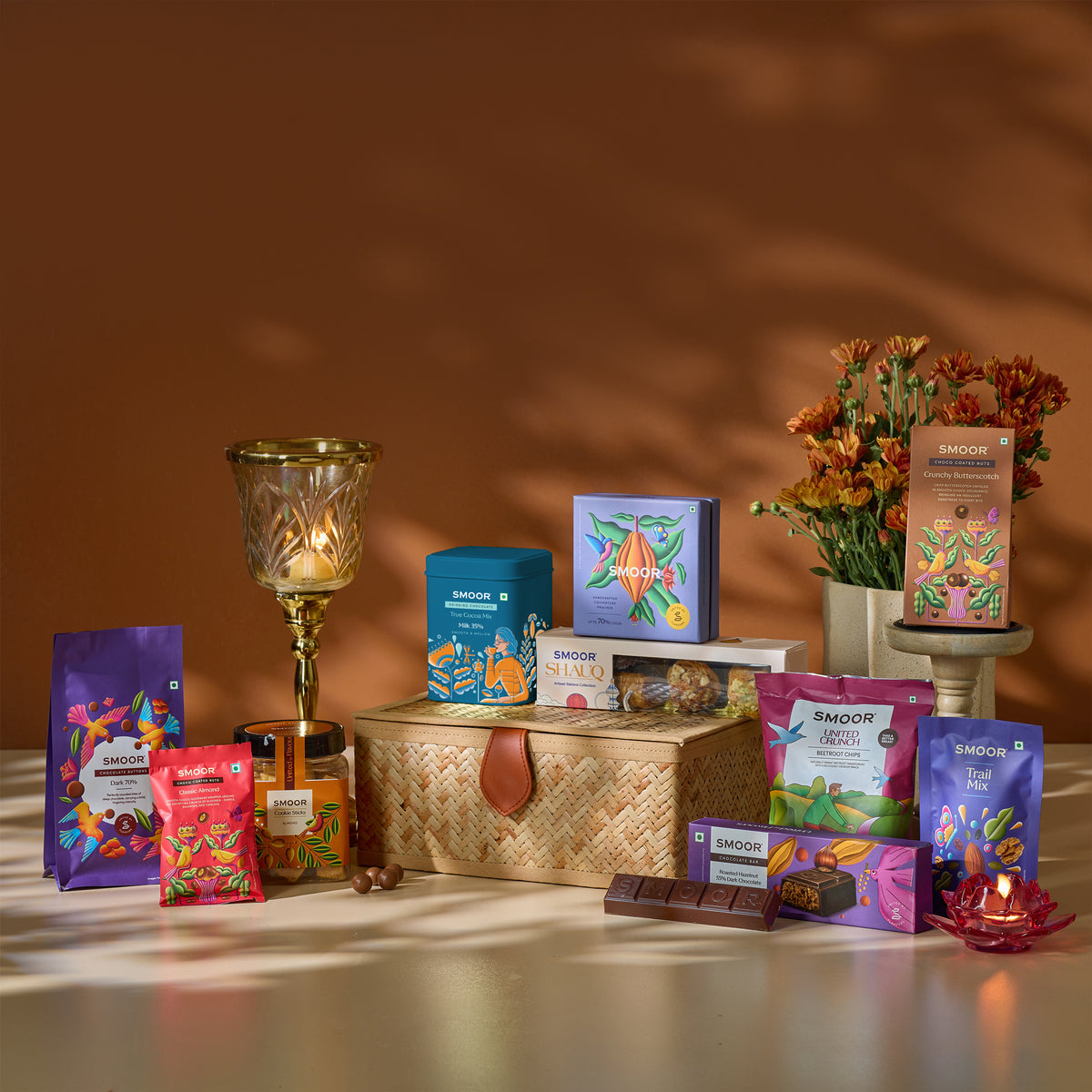 HANDWOVEN FESTIVE SUSTAINABLE HAMPER LARGE
