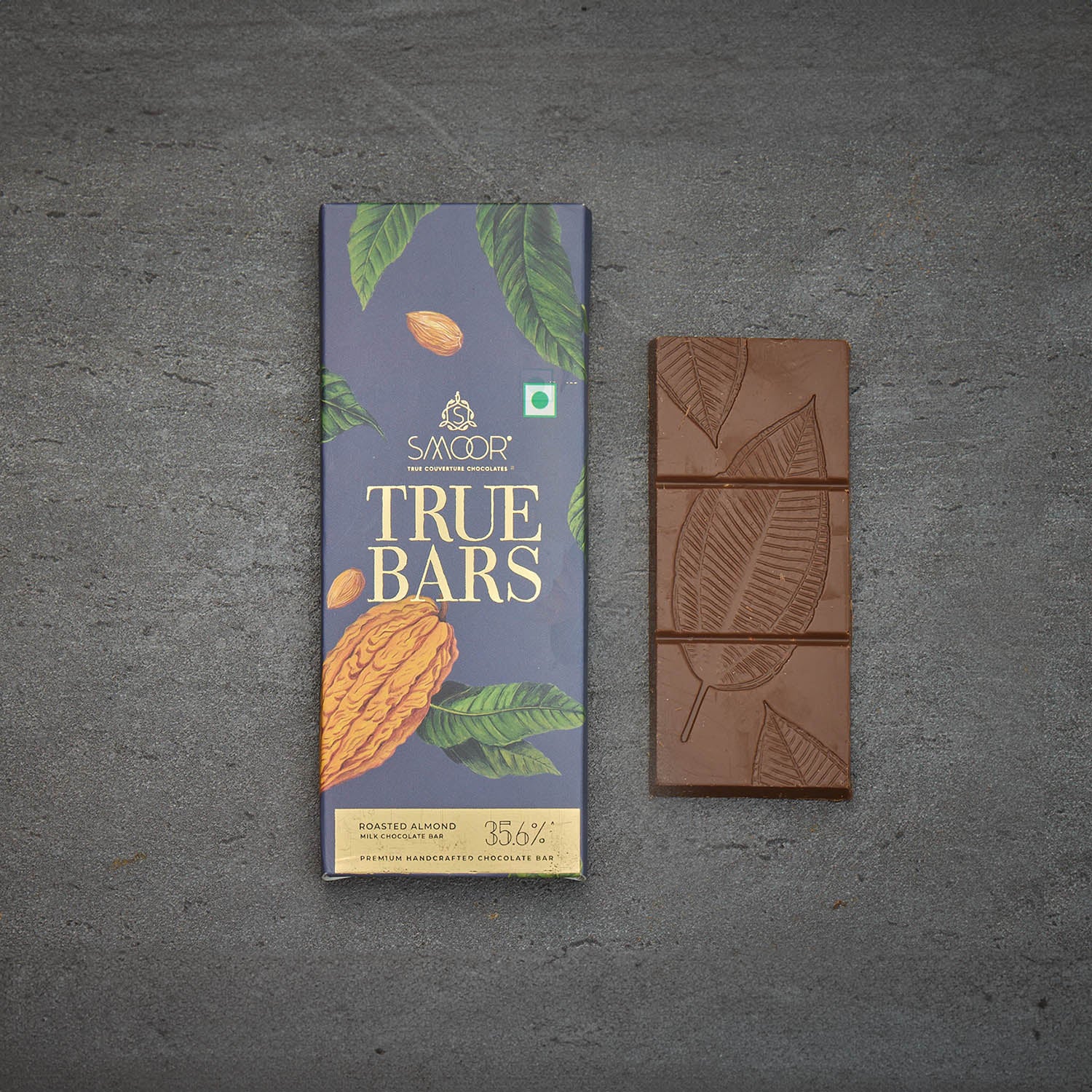 Roasted Almond Milk Chocolate Bars