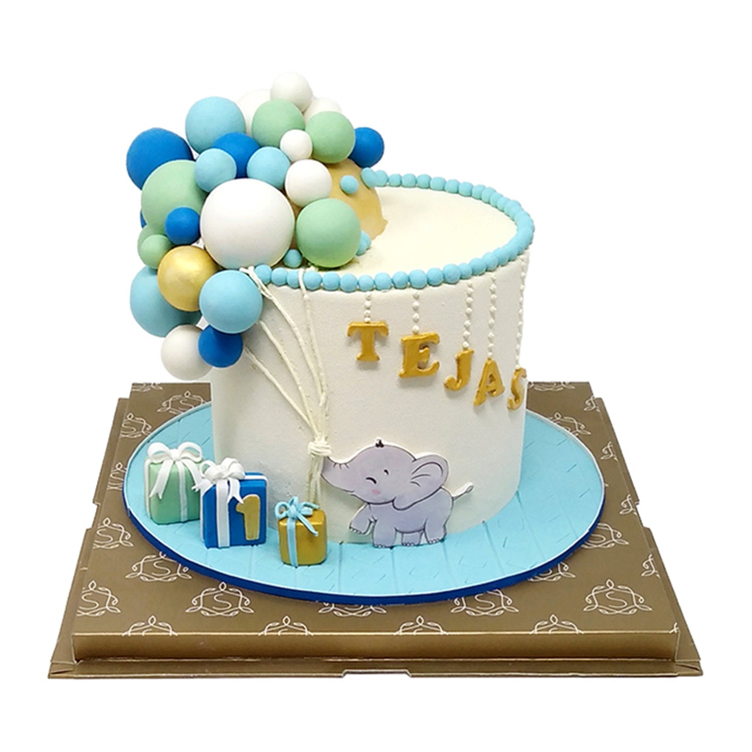 Balloon Birthday cake