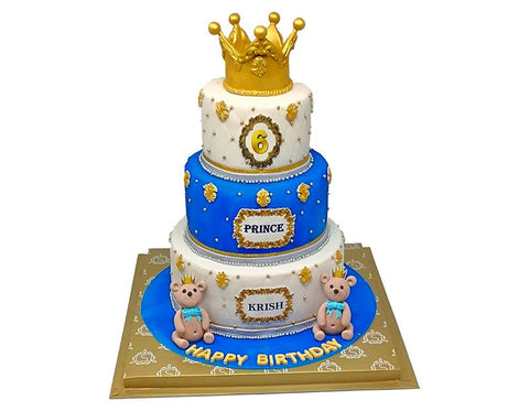 3 Tier Prince Cake - Smoor