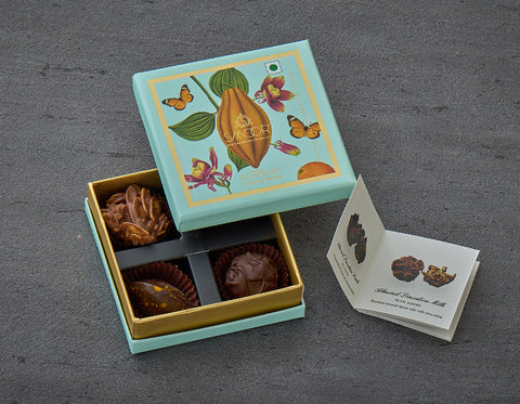Rich'U Chocolates Rectangle Shape Gift Box - 24 Pcs Bars (200 g)