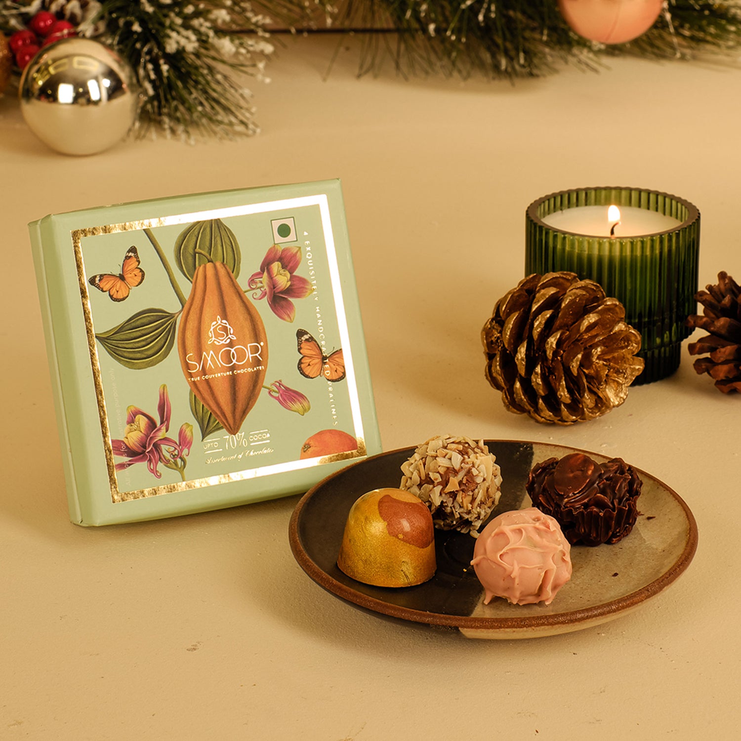 Luxury Couverture Chocolates (Box of 4)