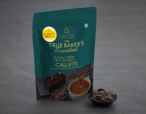 True Baker's Baking Chocolate Callets - Dark Chocolate (55% Cocoa)