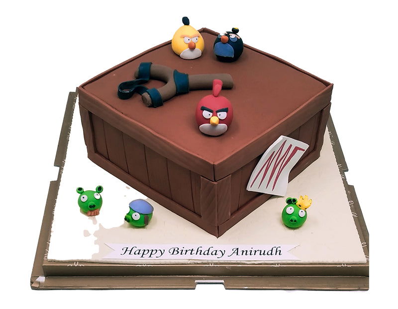 Angry Birds Cake - Smoor