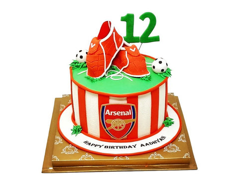 Arsenal Football Cake - Smoor