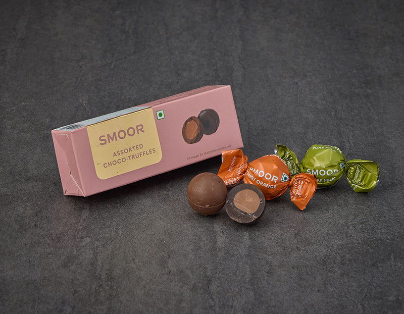 Assorted Choco-Truffles Box of 4 - Smoor