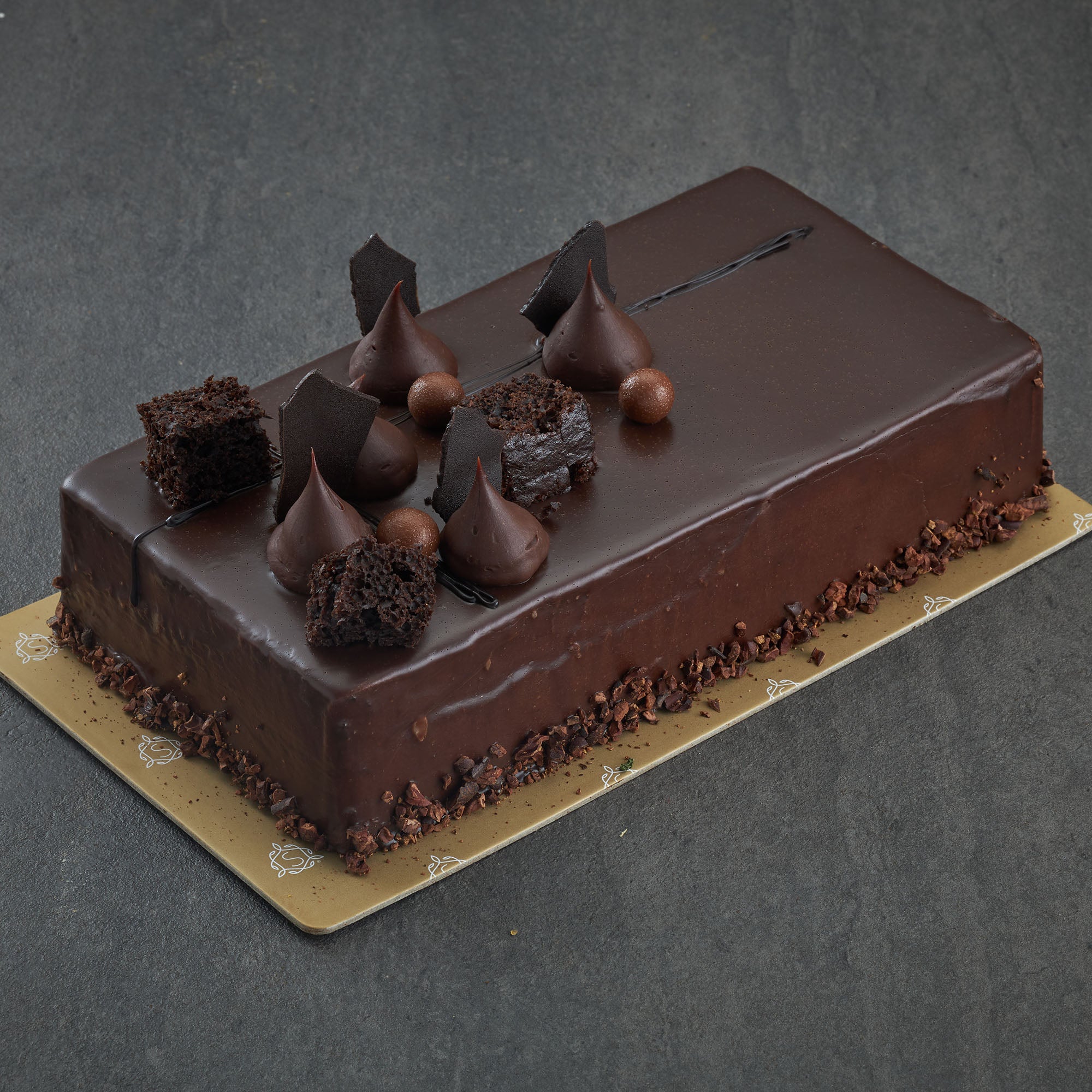 Belgium Chocolate Truffle (Eggless)  - 1Kg