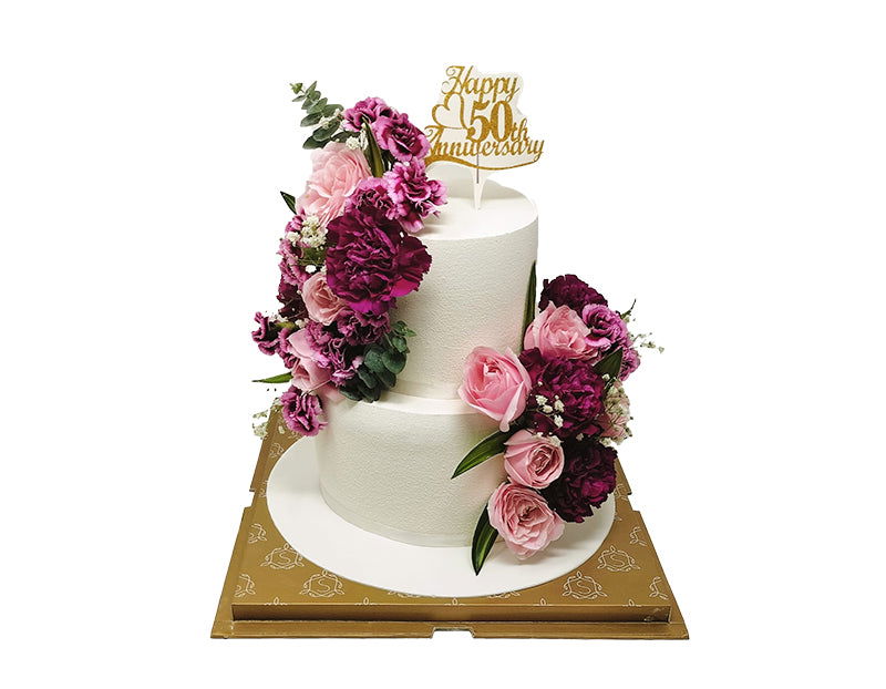 Blooming Anniversary Cake - Smoor