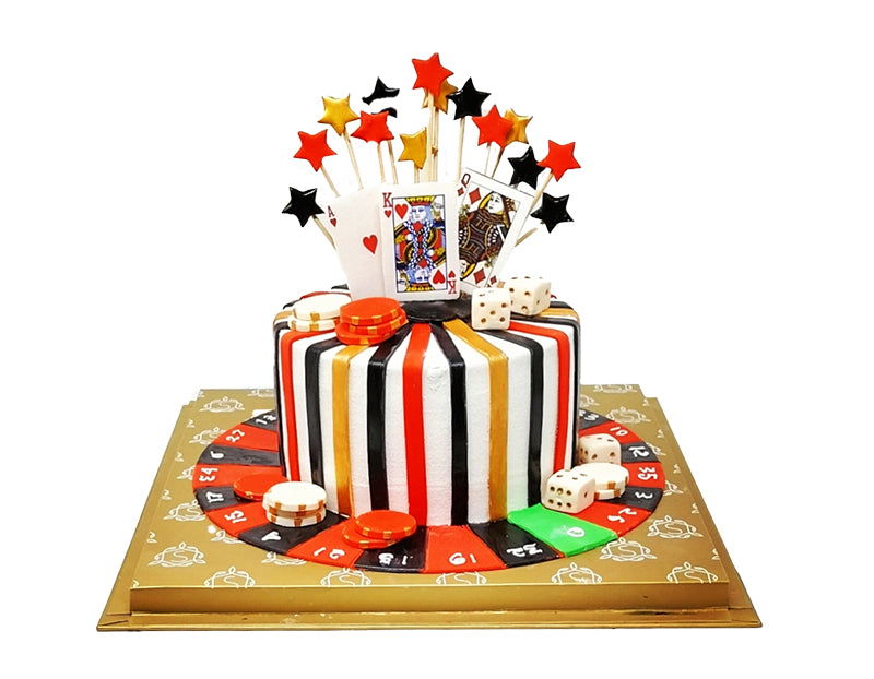 Casino and Poker Cake - Smoor