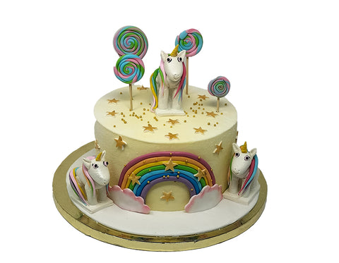 Pink Rainbow Unicorn Cake – Smoor