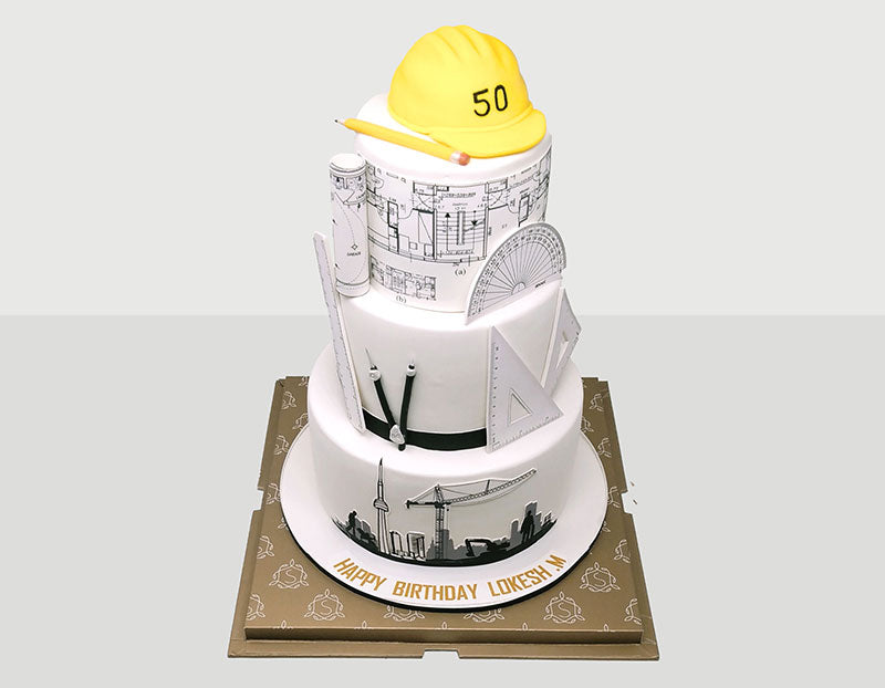 Engineer's Theme Cake - Smoor