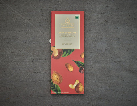 Fruit & Nut Dark Chocolate Bar - Smoor