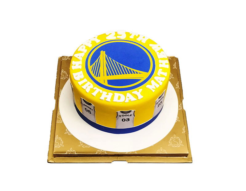 Golden State Warriors Cake - Smoor