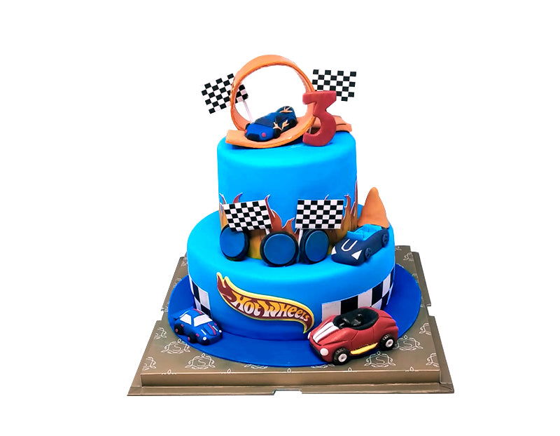 Hot Wheels cake - Smoor