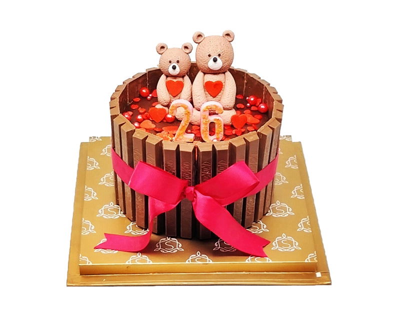 Kit - Kat Teddy Cake - Smoor