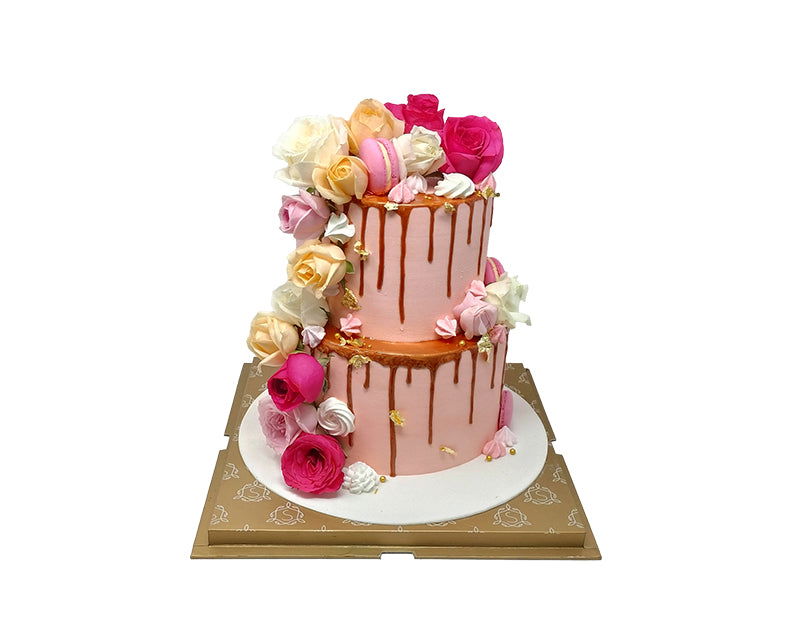 Macaron Flower Cake - Smoor