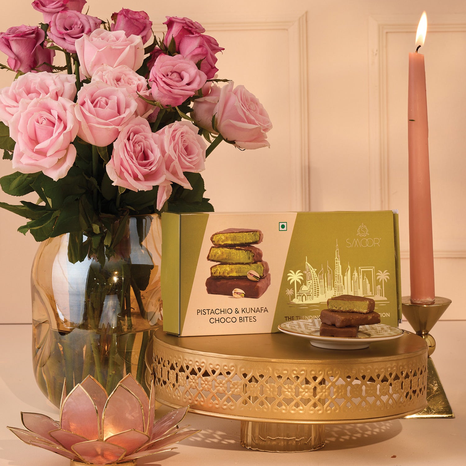 PISTACHIO & KUNAFA CHOCO BITES PACK OF 8