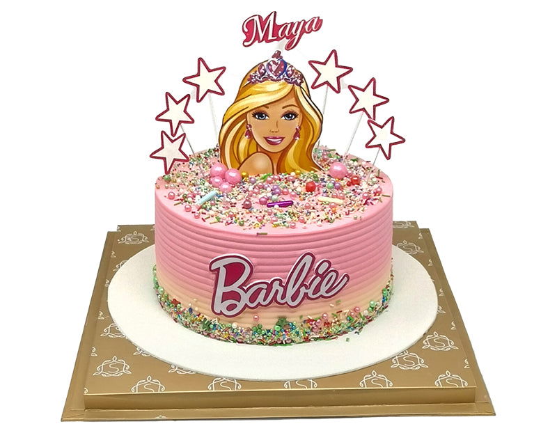 Pink Barbie Cake - Smoor