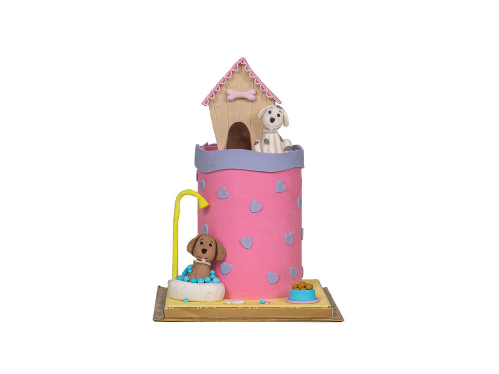 Pink Pup Paradise cake - Smoor