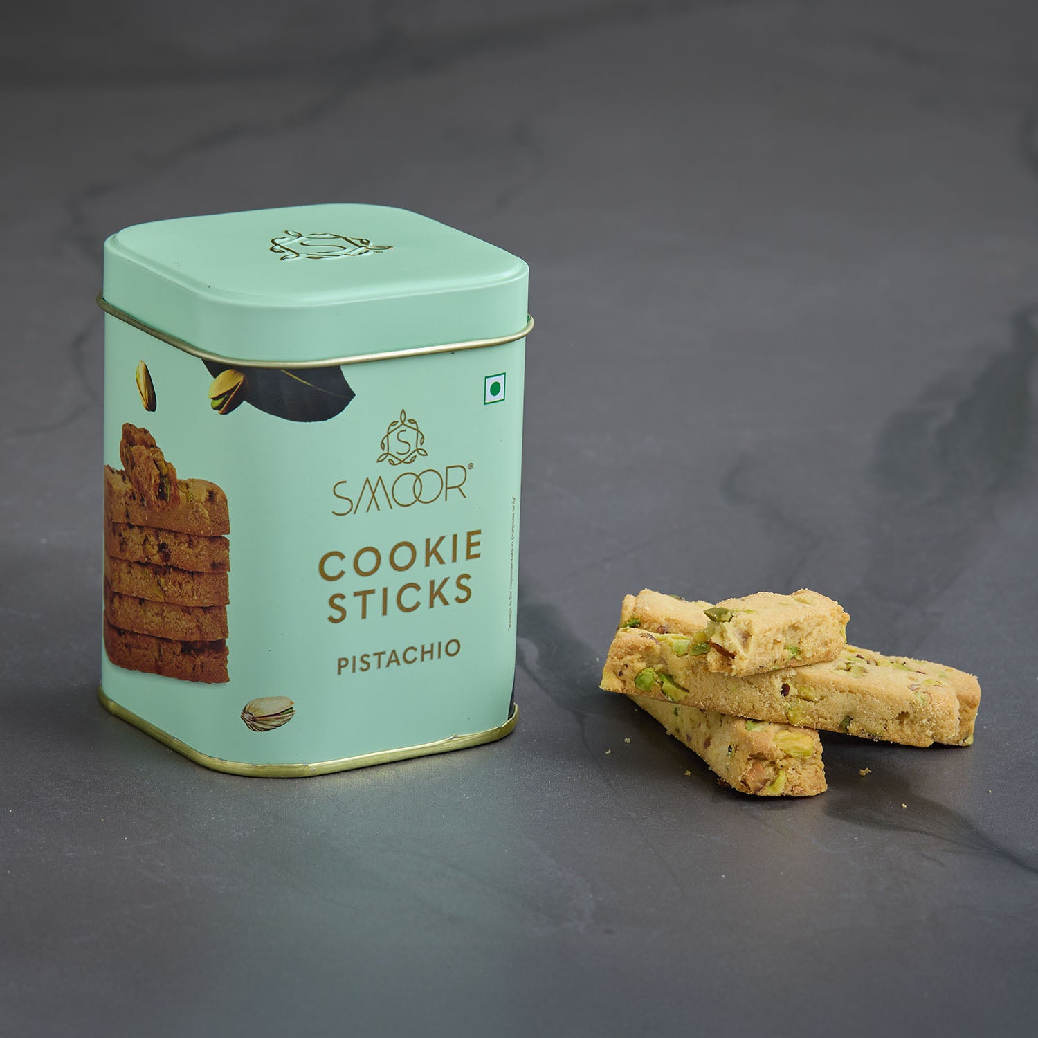 Pistachio Cookie sticks