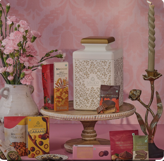 SMOOR FESTIVE WOODEN CANNISTER