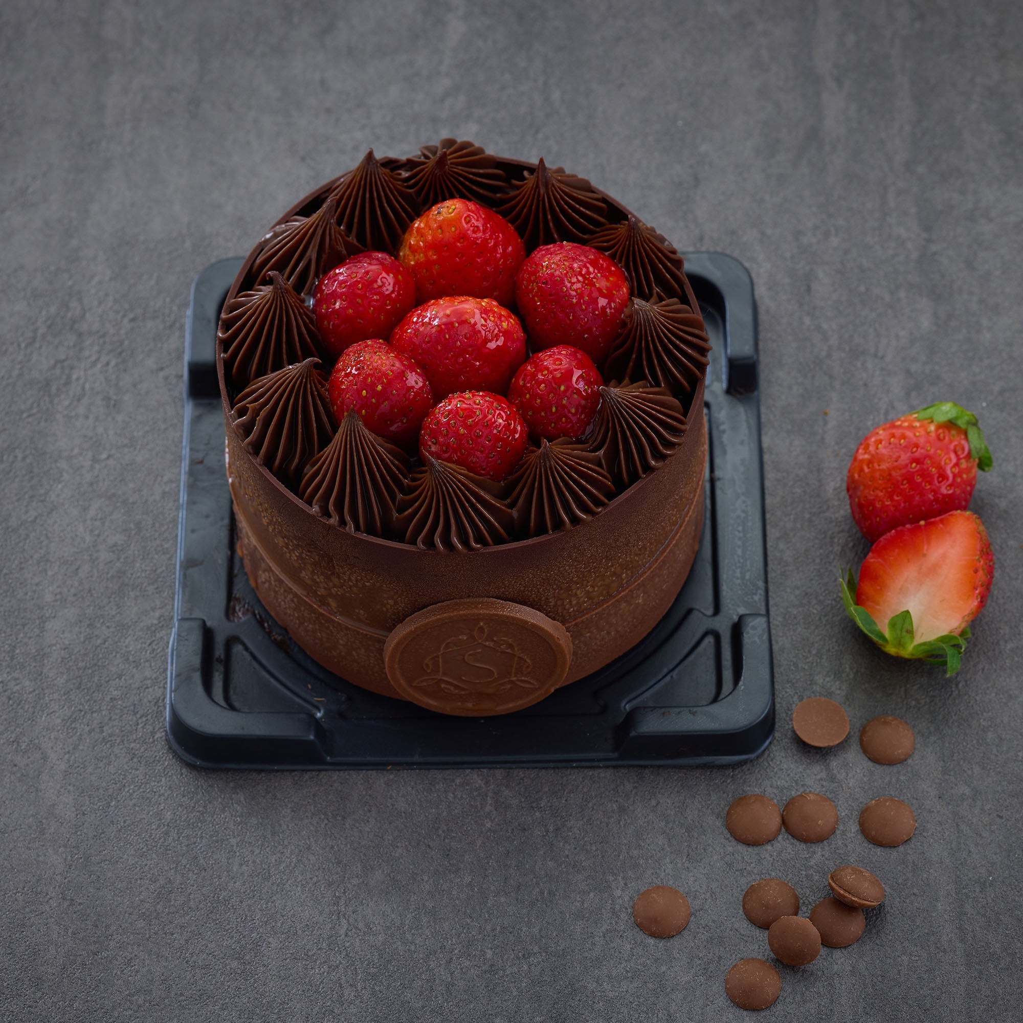 Belgian Ganache Strawberry Cake