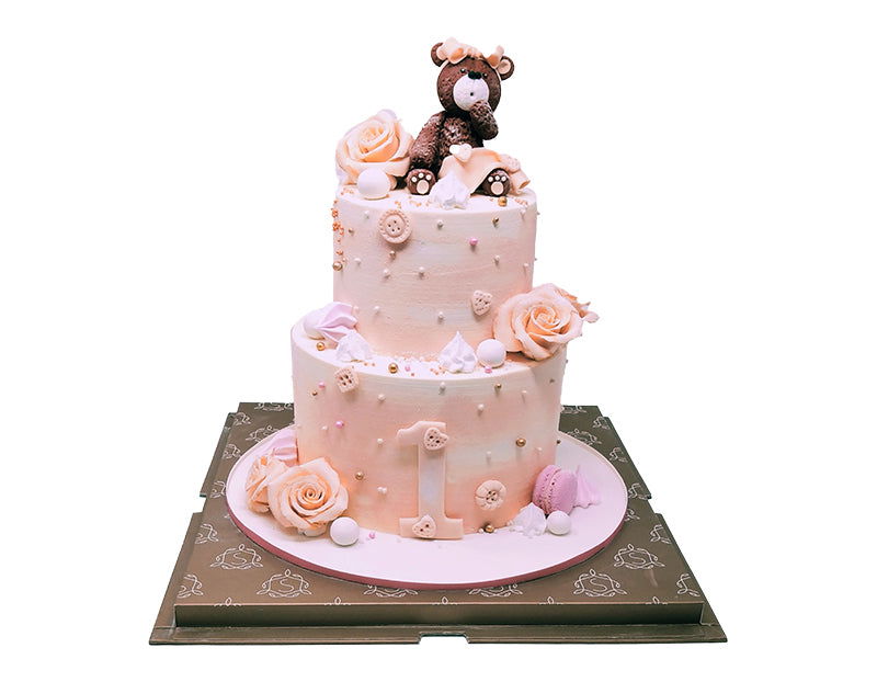 Teddy Rose Garden Cake - Smoor