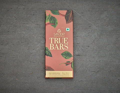 True Bar - Spicy Indian Chilli Dark Chocolate - Smoor