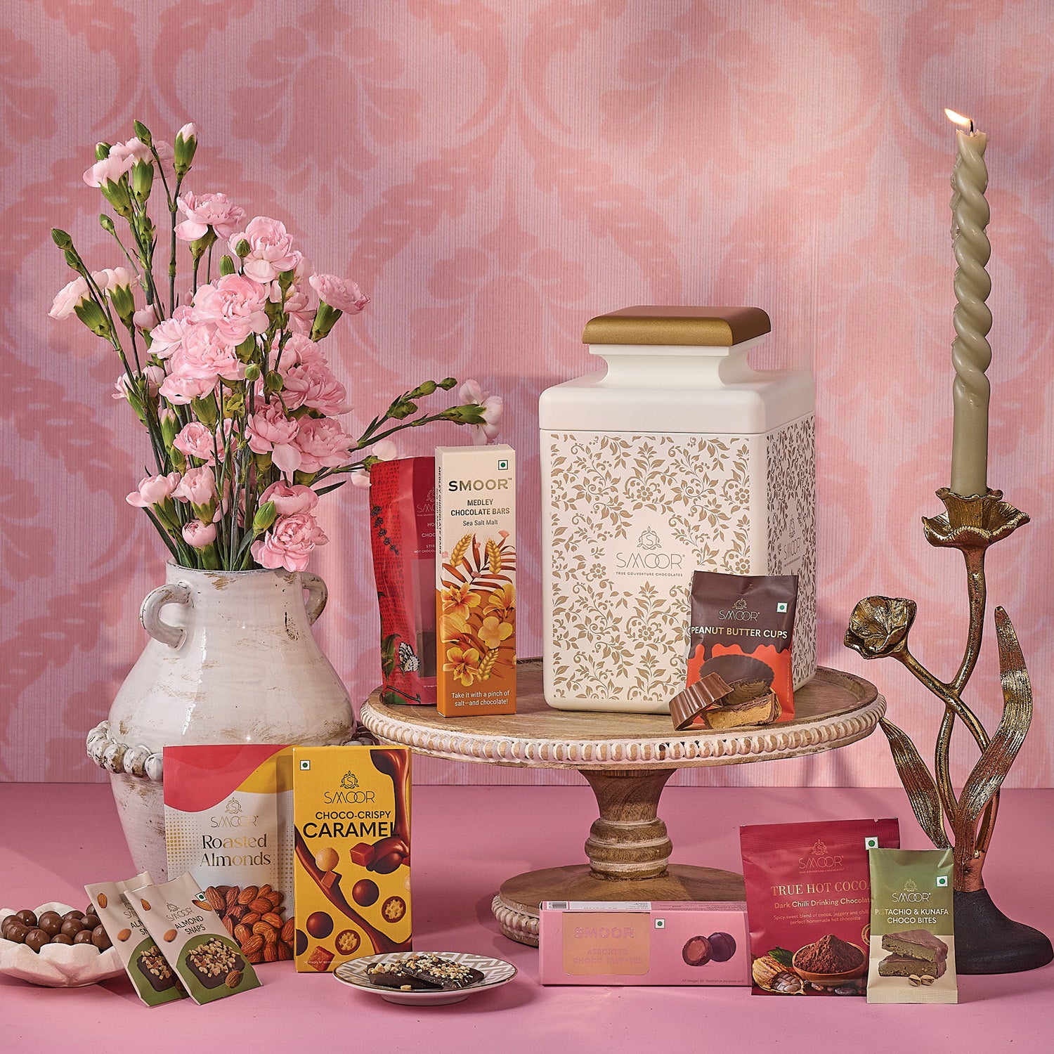 SMOOR FESTIVE WOODEN CANNISTER