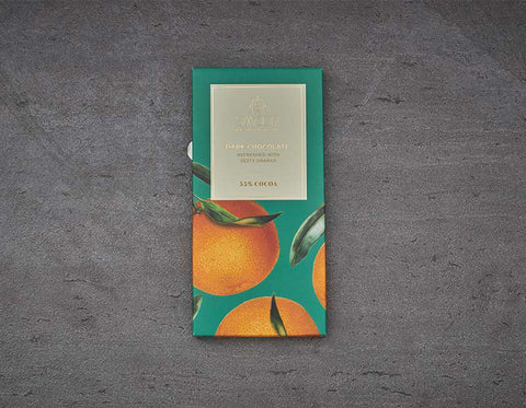 Zesty Orange Dark Chocolate Bar - Smoor